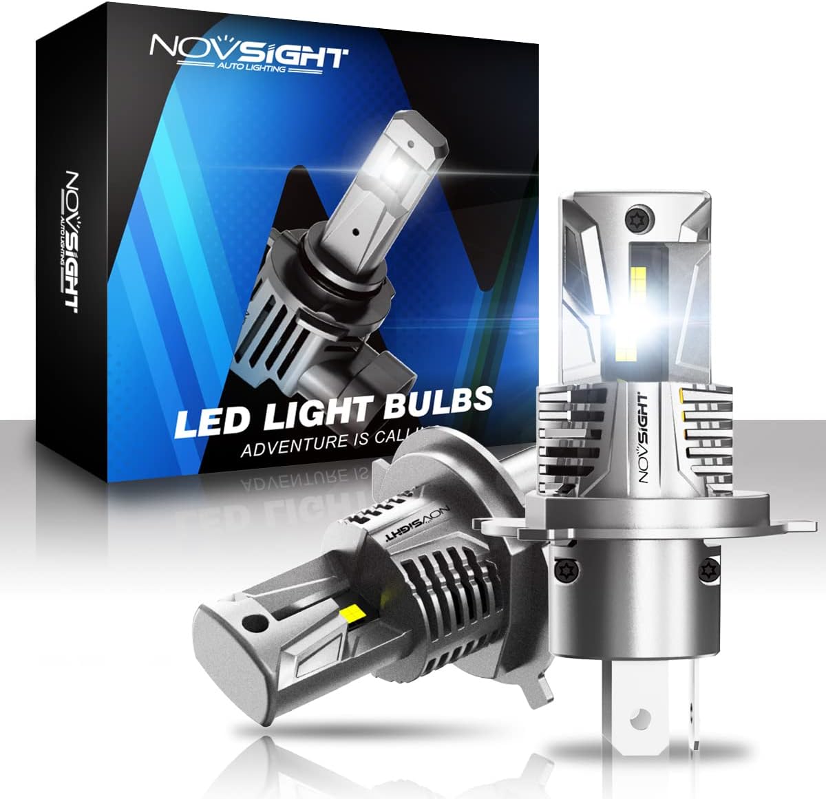 NOVSIGHT H4 LEDヘッドライト Hi/Lo切替 新車検対応