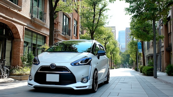 フォグライト装着の170系シエンタ