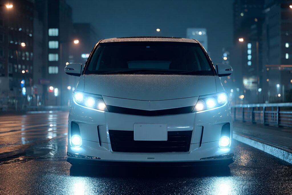 夜の50系エスティマ