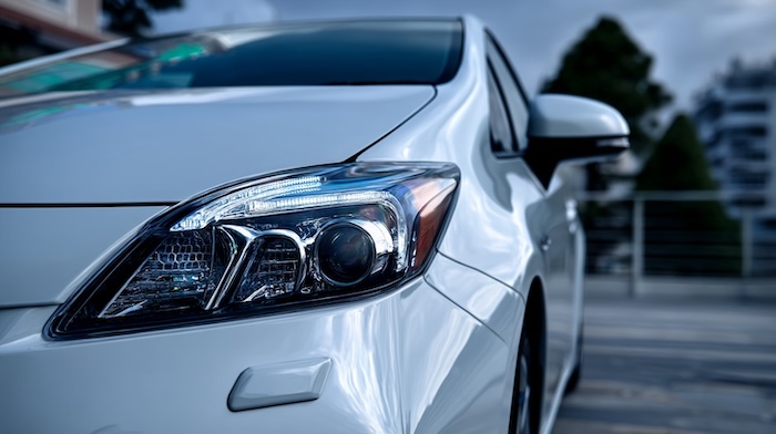 30プリウスのヘッドライト