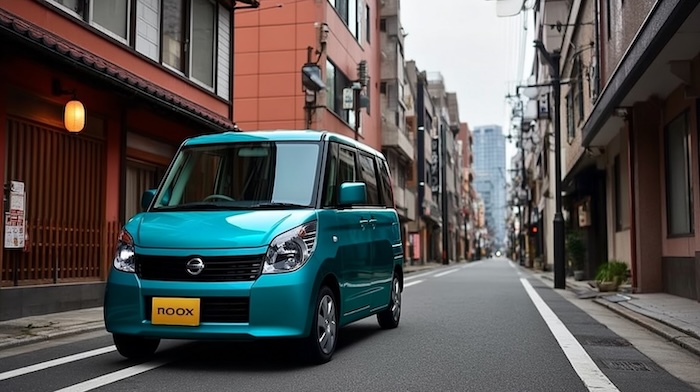 街中のルークス