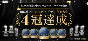 みんカラ4冠達成バナー