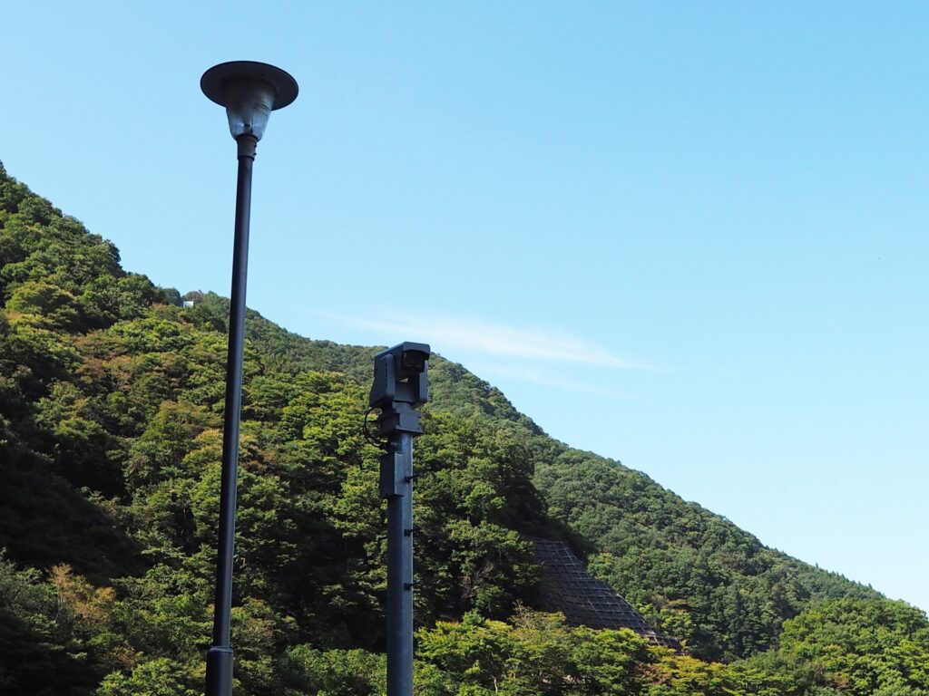山中に設置されているライブカメラ（イメージ）