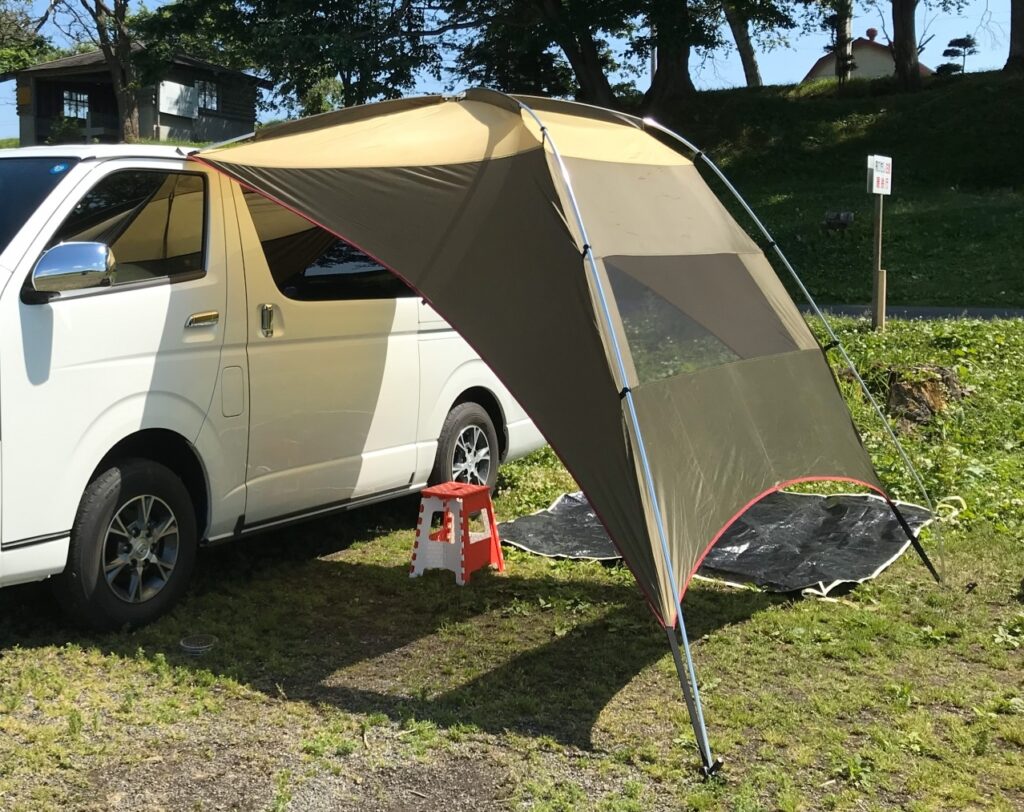 タープの使用イメージ
