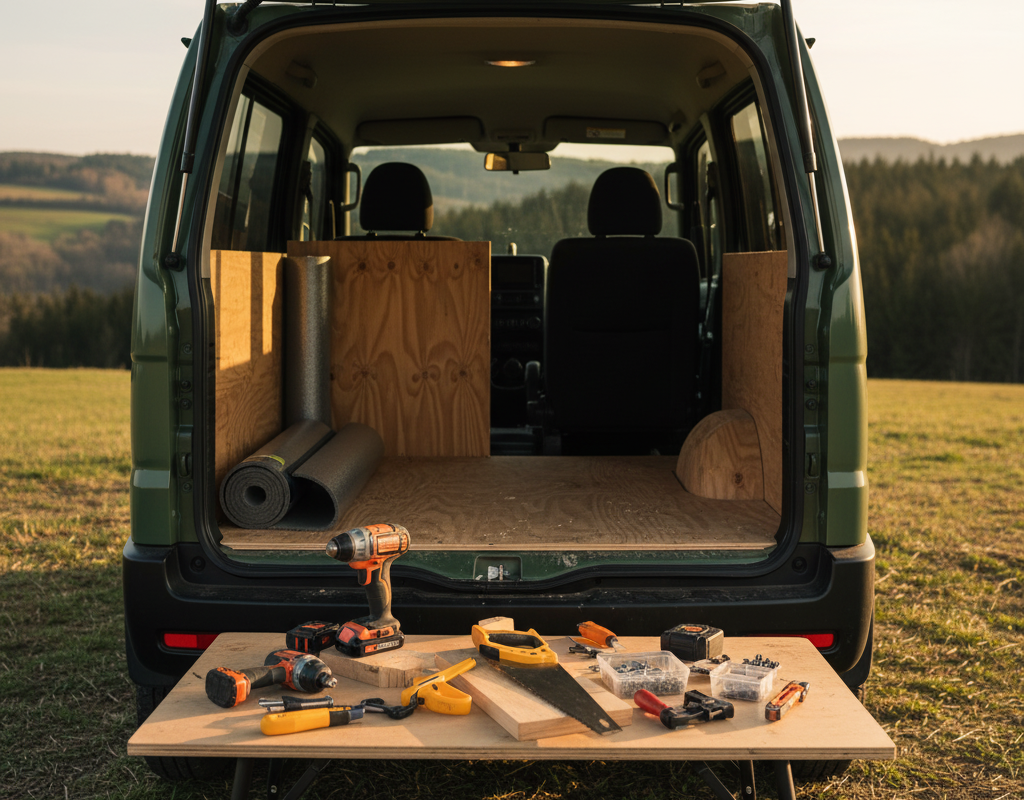 軽バンを自作でキャンピングカー化するメリット
