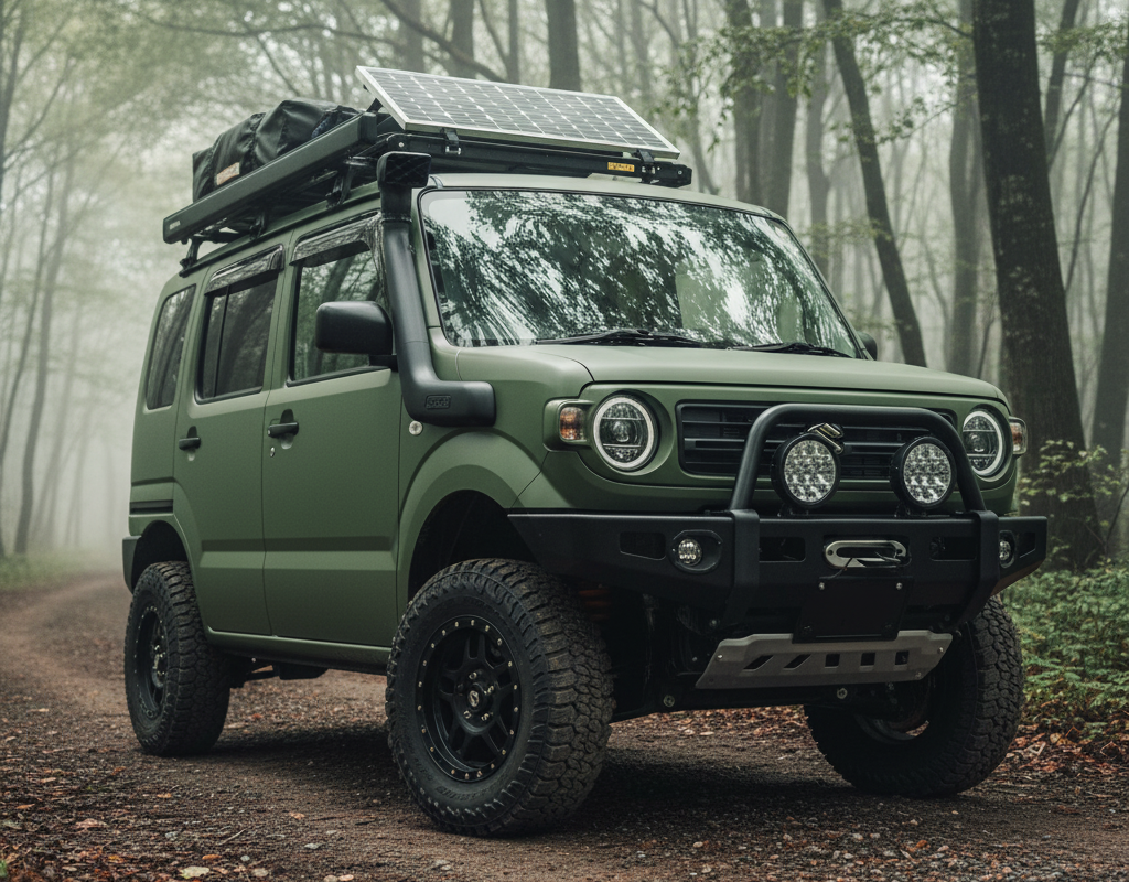 悪路対応カスタムでアウトドア感を高める