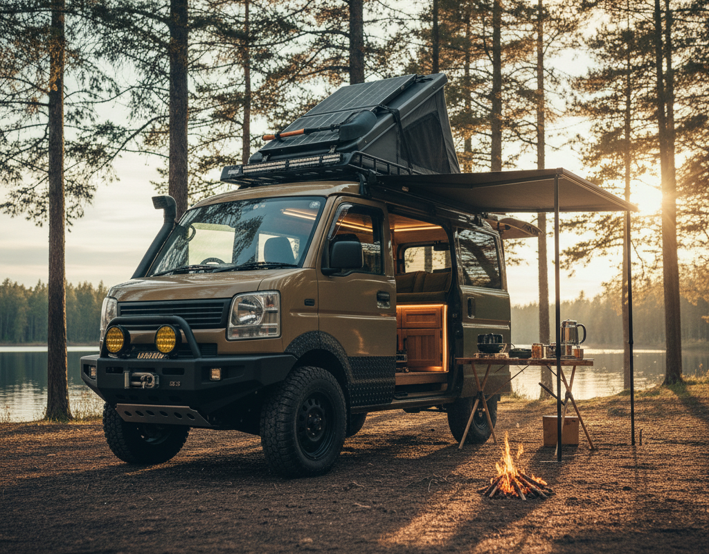 【中級編】自作で軽バンをキャンピングカー化する時のポイント3選