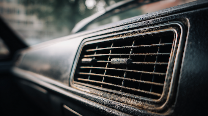 汚れを放置した車のエアコン