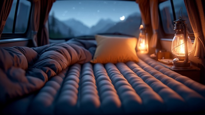 軽自動車内のマット