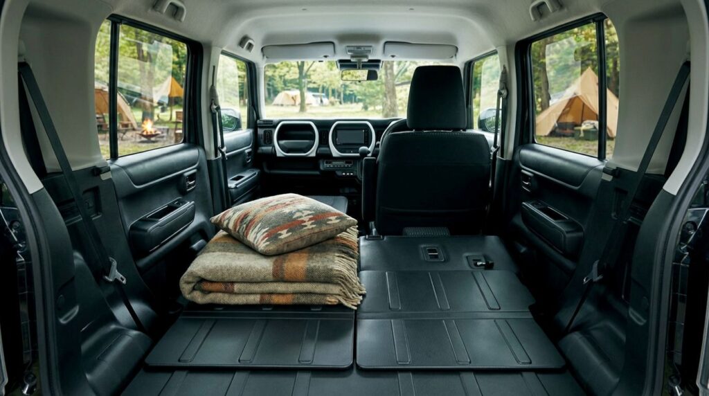 ハスラーのシートアレンジ例