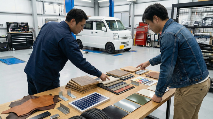 軽バンキャンプカスタム専門店の選び方