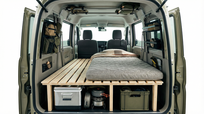 内装例｜フルフラットベッドキット