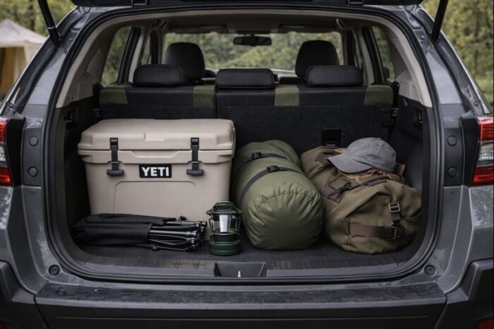 開口部が大きい荷室（画像はフォレスターと異なります）