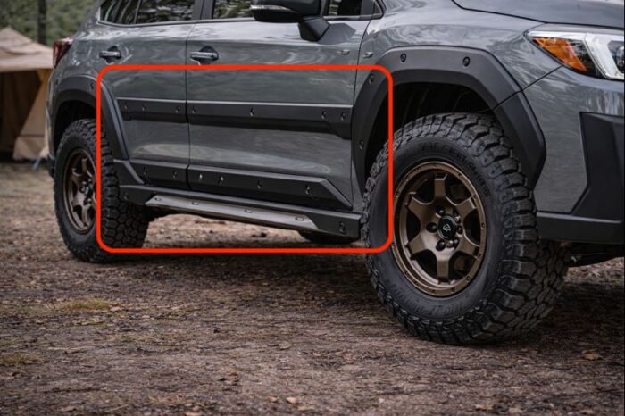 ドアプロテクターのイメージ（車両はフォレスターと異なります）