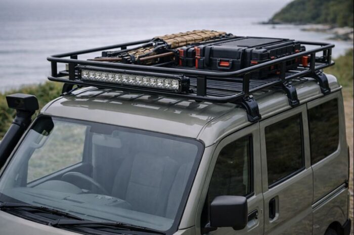 ルーフラックのイメージ(車両はエブリィとは異なります)