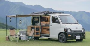 自作でタウンエースをキャンピングカーに！具体的な手順や費用、車検の注意点などを解説
