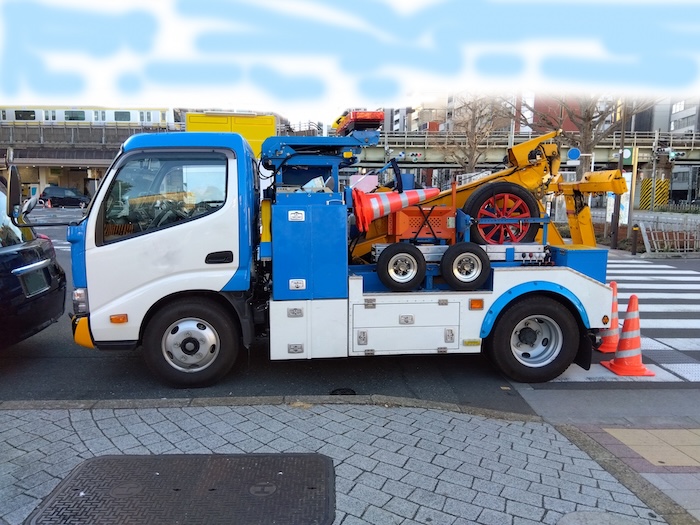 JAFのレッカー車