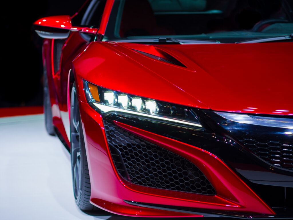 赤いスポーツカー_ホンダ・NSX