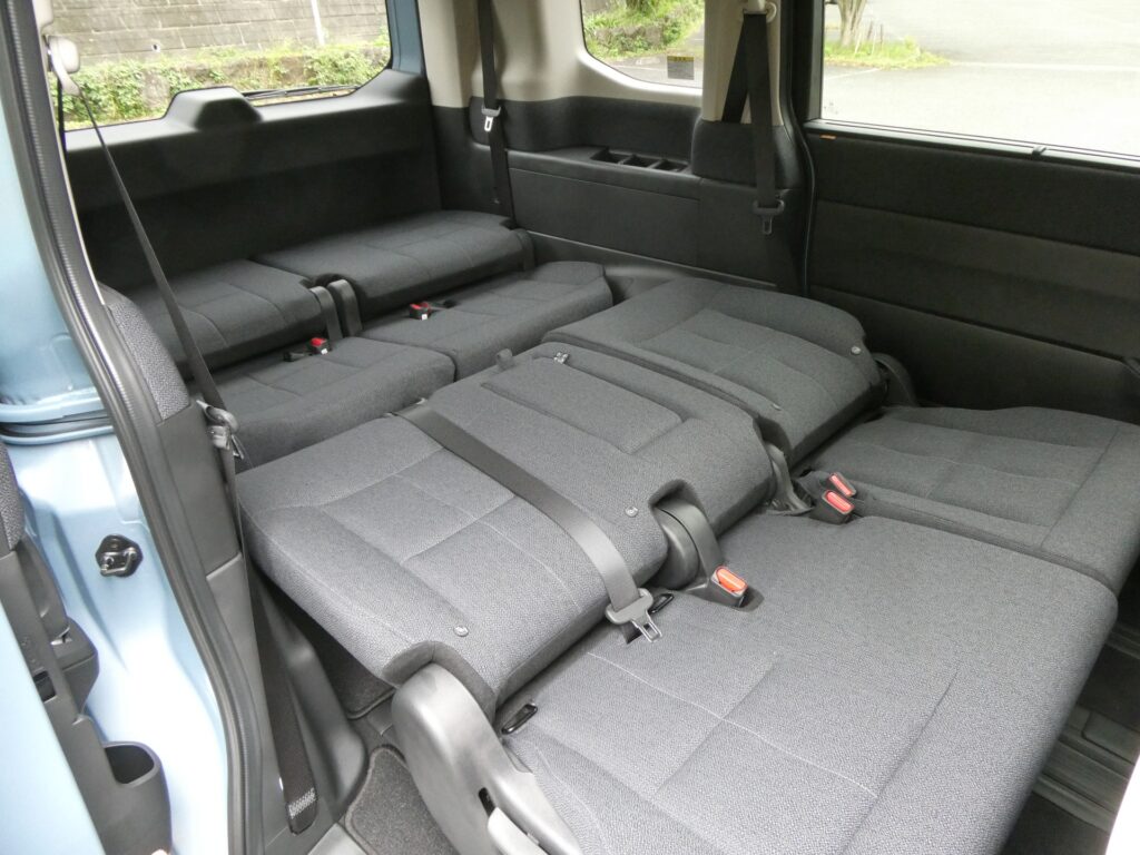 フラット化した車内のイメージ（写真はN-BOXと異なります）