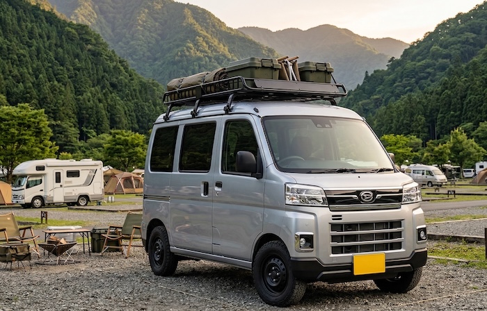 車中泊におすすめな軽バンハイゼットカーゴ
