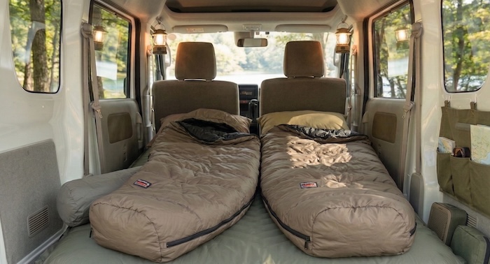 車中泊におすすめダウンシュラフ