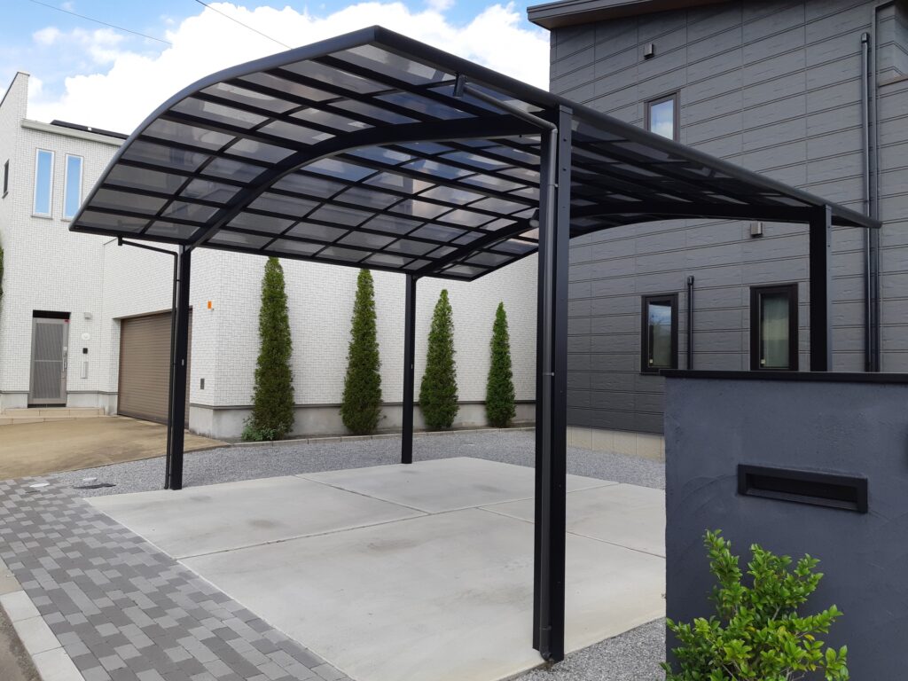 カーポートの設置イメージ