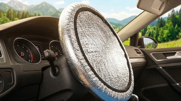 車の暑さ対策に有効なステアリングカバー