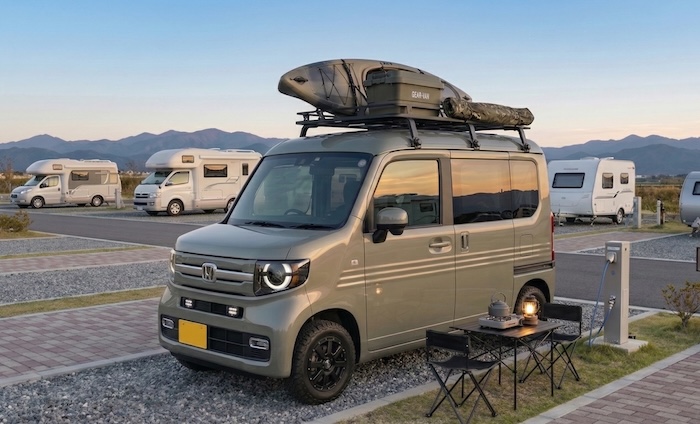車中泊におすすめな軽バンN-VAN