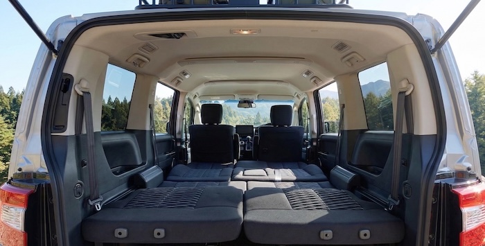 デリカD:5の広い室内空間