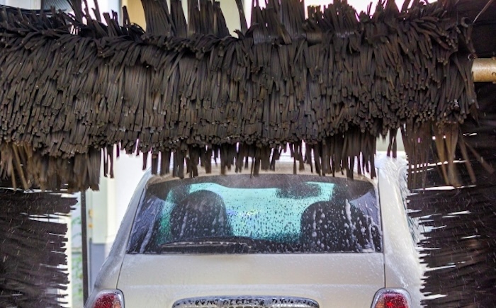 洗車機利用の様子