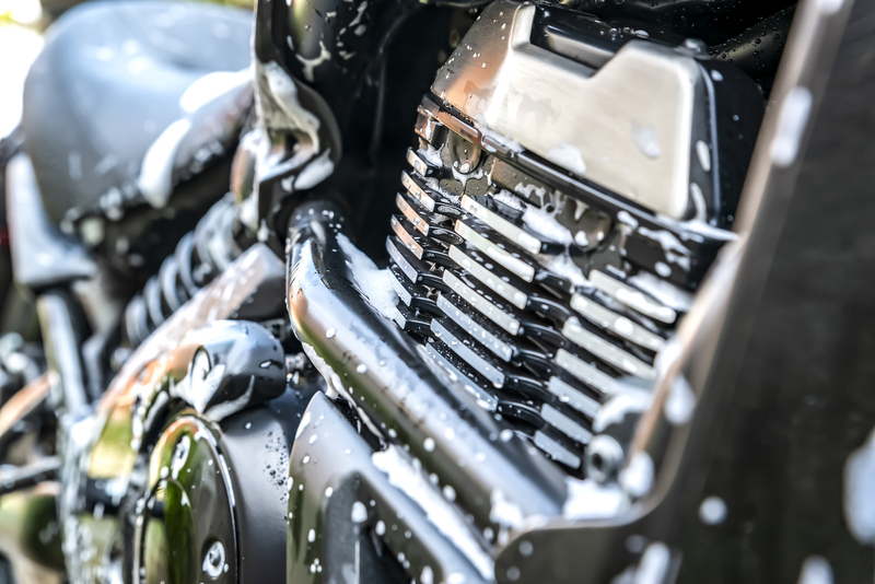 バイク洗車1