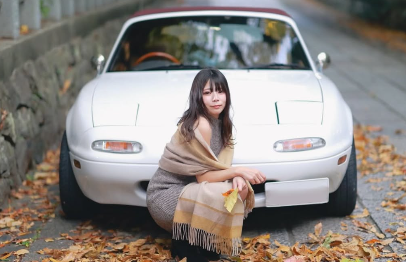 ロードスターと彩香さん