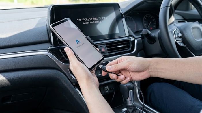 車とAndroidスマートフォンの接続